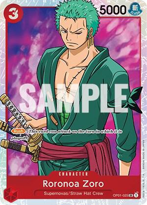 Roronoa Zoro (025) SR Romance Dawn OP01-025 NM