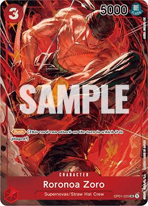 Roronoa Zoro (025) (Parallel) SR Romance Dawn OP01-025 NM