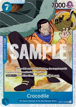 Crocodile (067) SR Romance Dawn OP01-067 NM