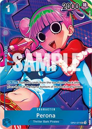 Perona (Box Topper) UC Romance Dawn OP01-077 NM