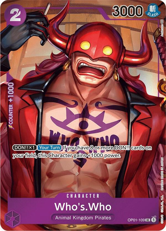 Who's.Who (Box Topper) UC Romance Dawn OP01-109 NM