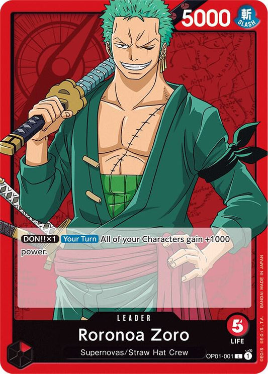 Roronoa Zoro (001) L Romance Dawn OP01-001 NM