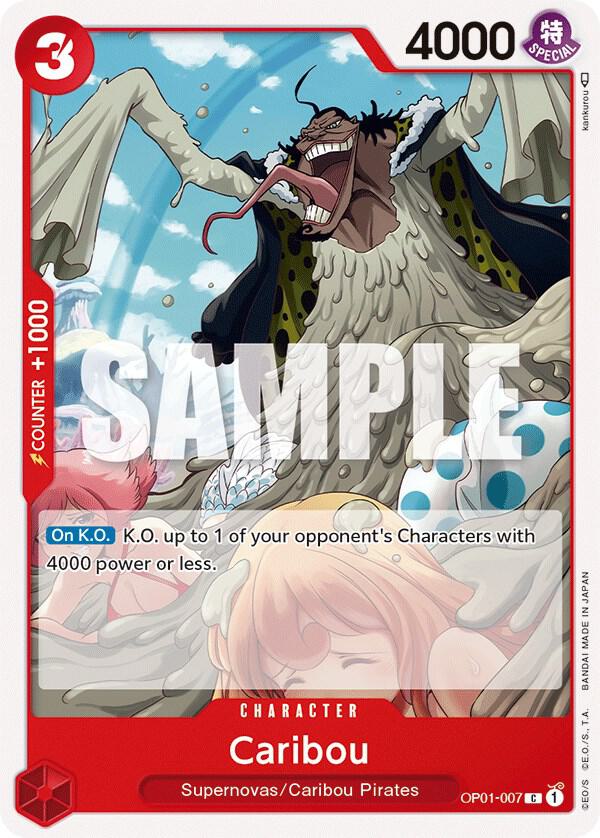 Caribou C Romance Dawn OP01-007 NM