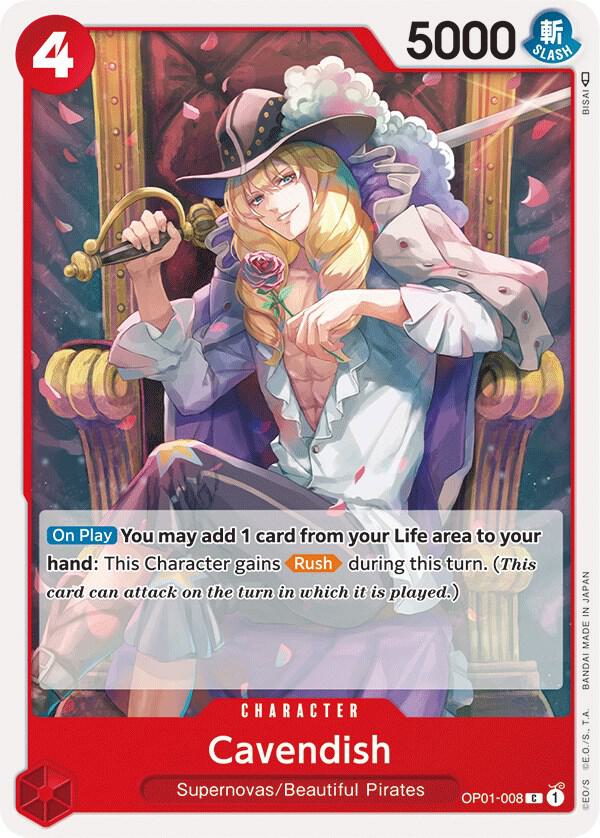 Cavendish C Romance Dawn OP01-008 NM