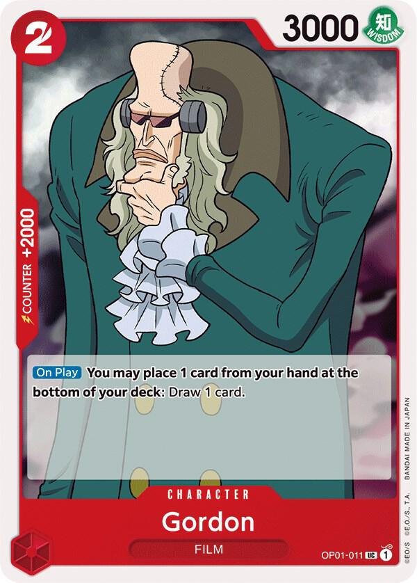 Gordon UC Romance Dawn OP01-011 NM