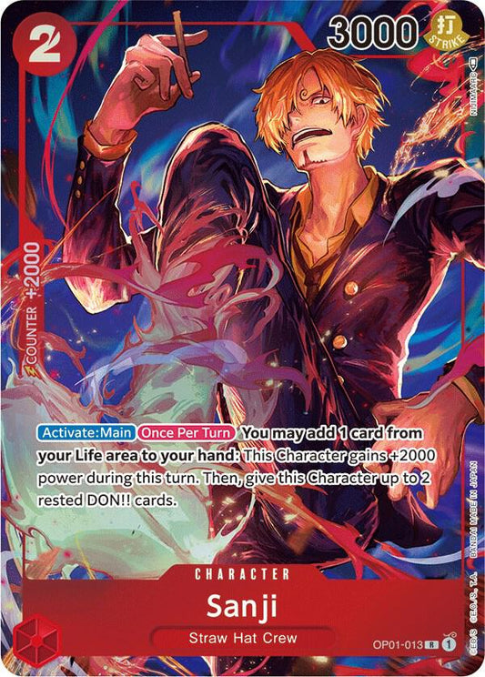 Sanji (Parallel) R Romance Dawn OP01-013 NM
