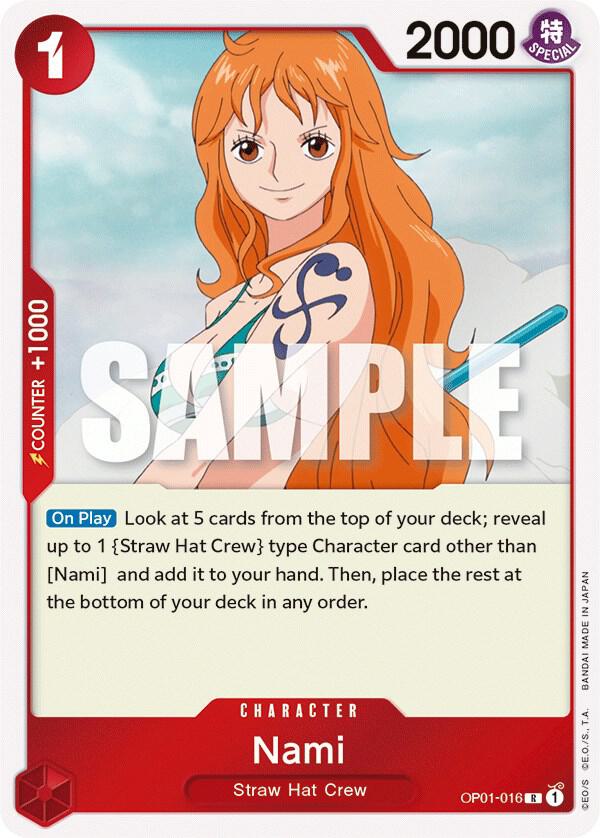 Nami R Romance Dawn OP01-016 NM