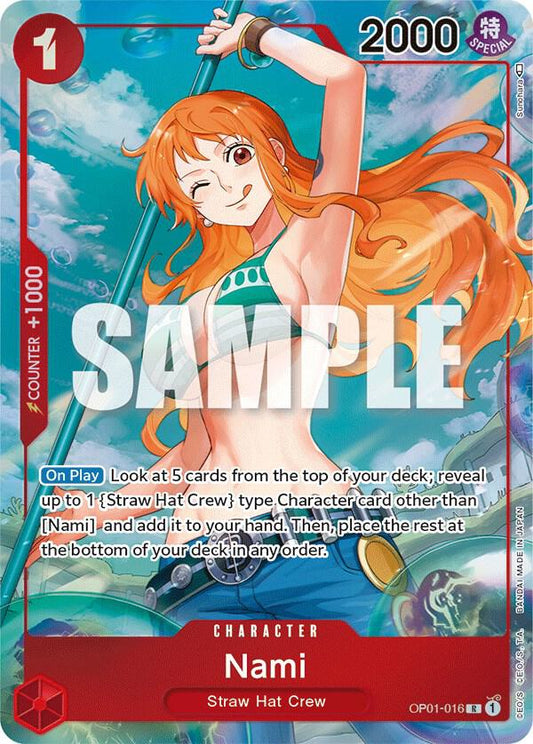 Nami (Parallel) R Romance Dawn OP01-016 NM