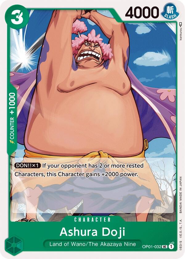 Ashura Doji UC Romance Dawn OP01-032 NM