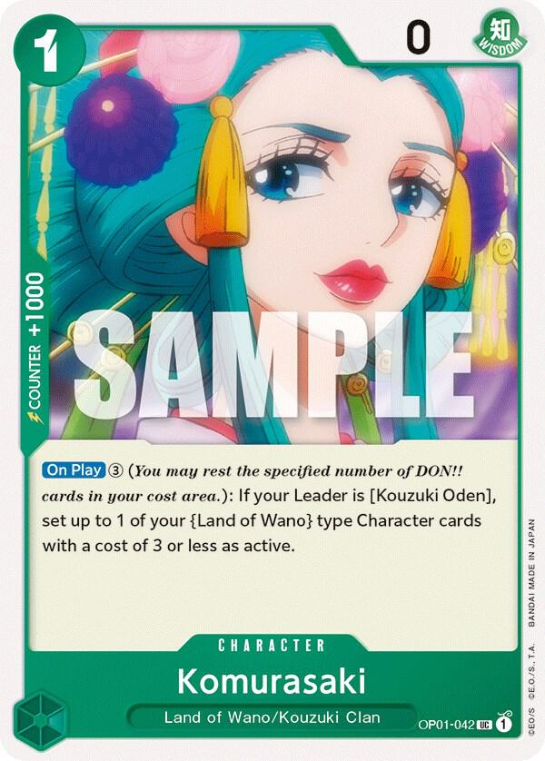 Komurasaki UC Romance Dawn OP01-042 NM