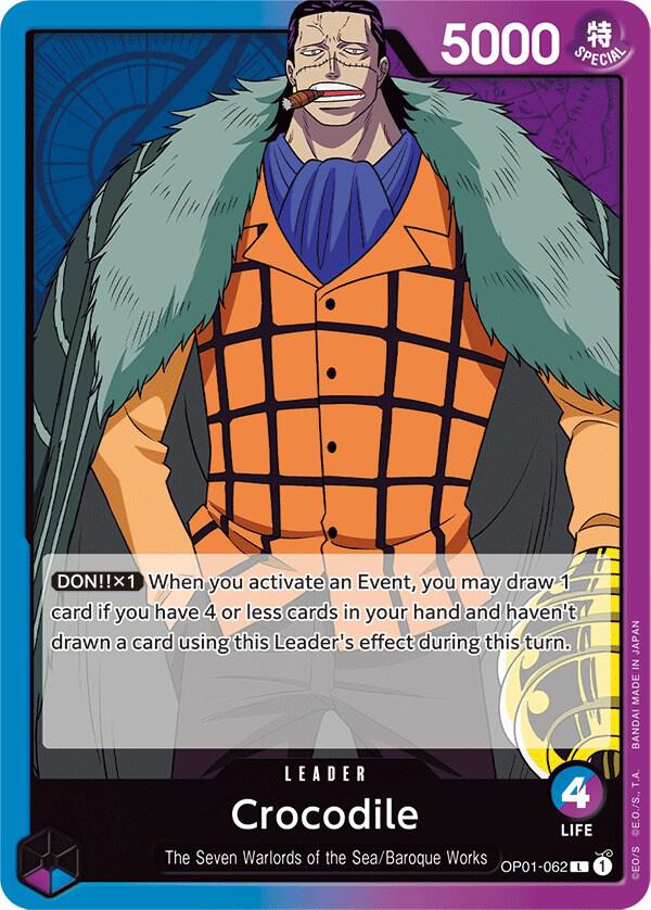 Crocodile (062) L Romance Dawn OP01-062 NM