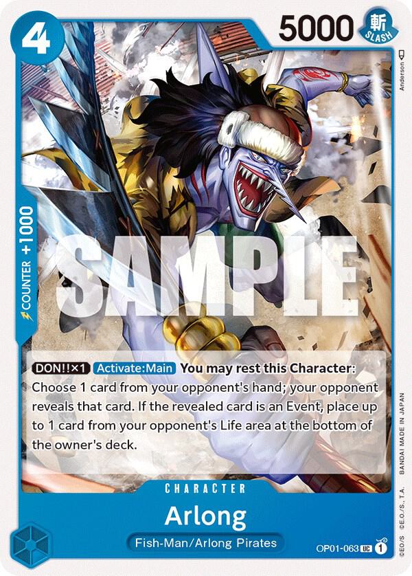 Arlong UC Romance Dawn OP01-063 NM