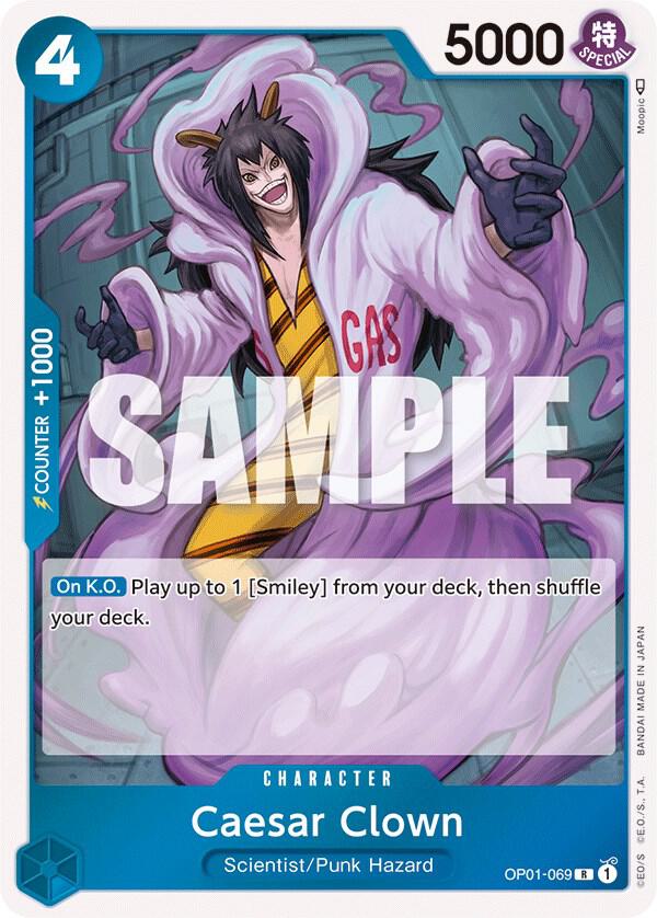 Caesar Clown R Romance Dawn OP01-069 NM