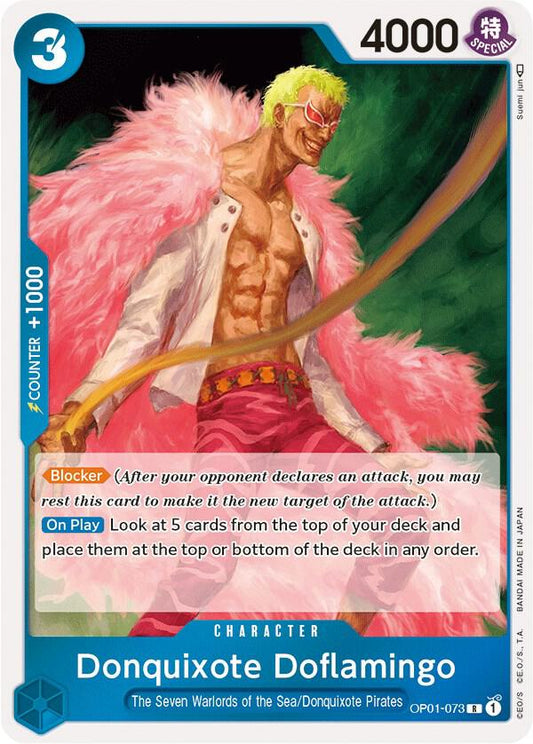 Donquixote Doflamingo (073) R Romance Dawn OP01-073 NM