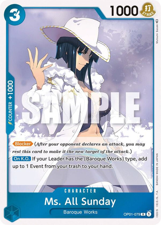 Ms. All Sunday R Romance Dawn OP01-079 NM