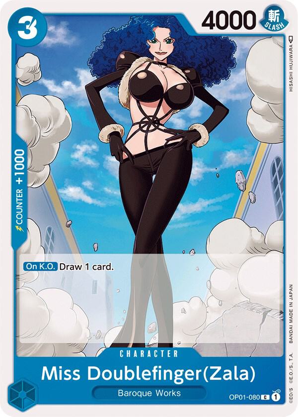 Miss Doublefinger(Zala) C Romance Dawn OP01-080 NM