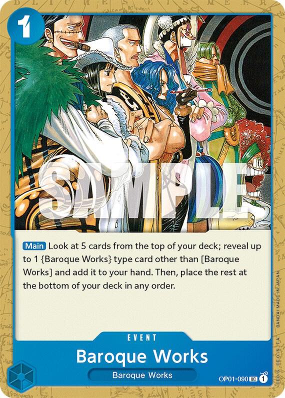 Baroque Works UC Romance Dawn OP01-090 NM