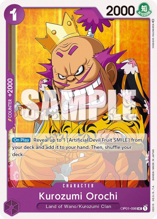 Kurozumi Orochi UC Romance Dawn OP01-098 NM