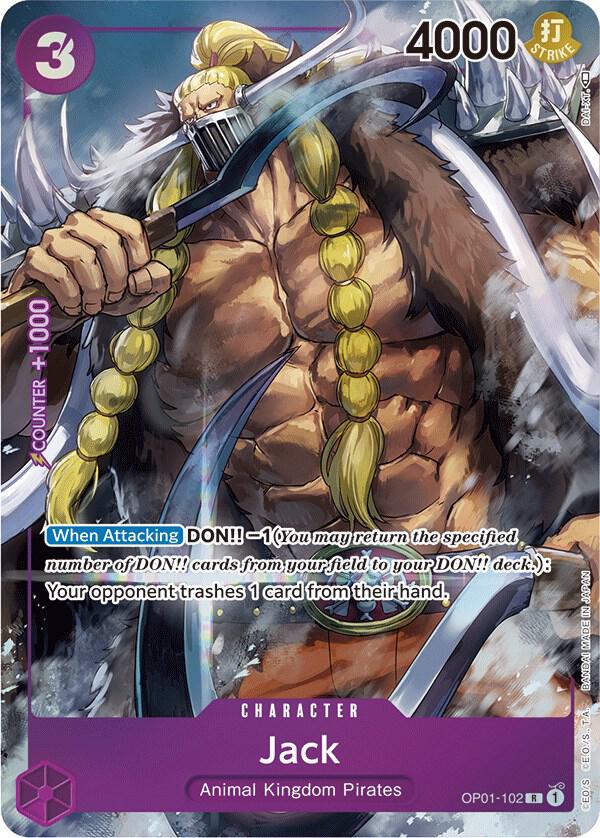 Jack (Parallel) R Romance Dawn OP01-102 NM