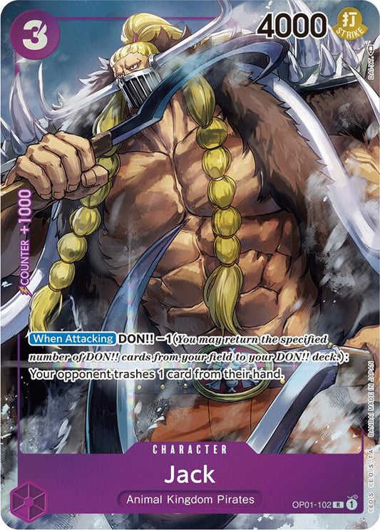 Jack (Parallel) R Romance Dawn OP01-102 NM