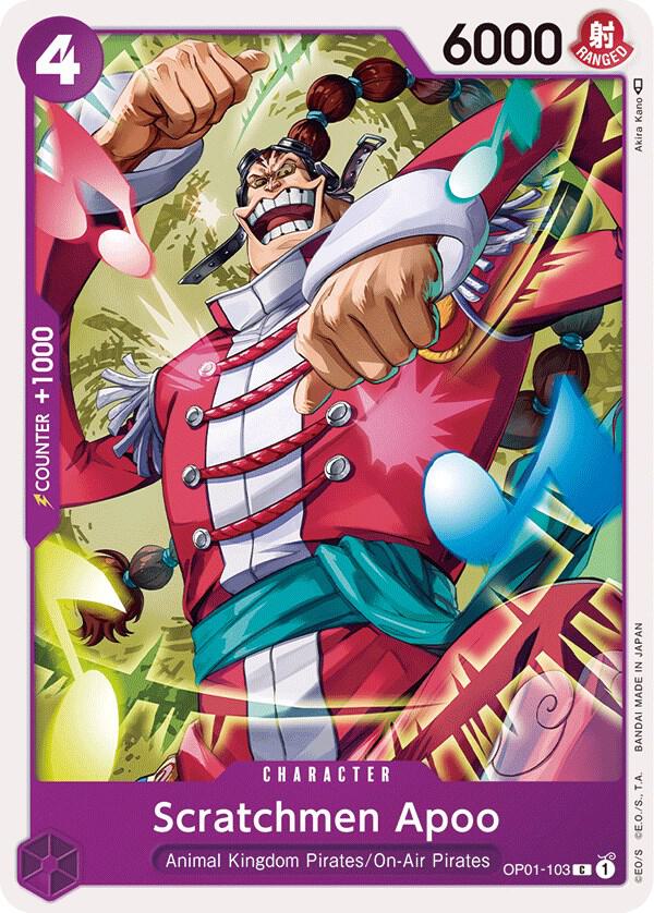 Scratchmen Apoo C Romance Dawn OP01-103 NM