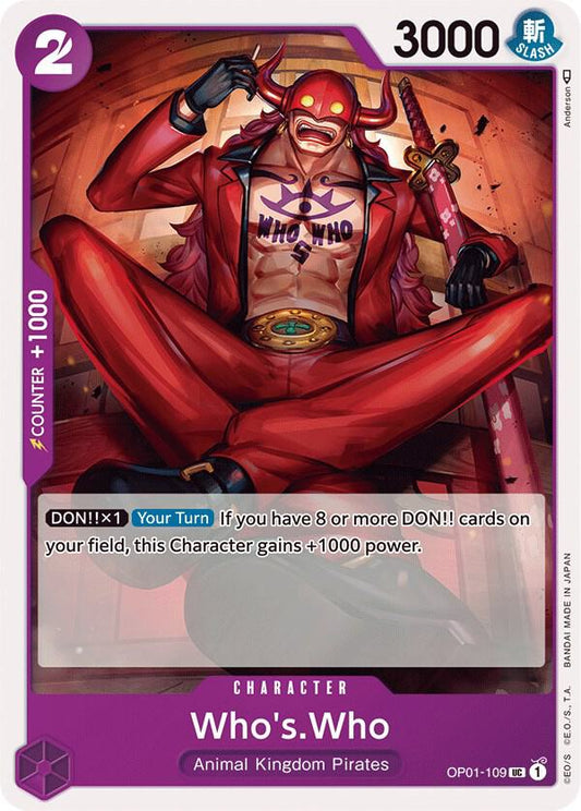 Who's.Who UC Romance Dawn OP01-109 NM