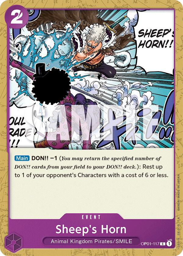 Sheep's Horn C Romance Dawn OP01-117 NM