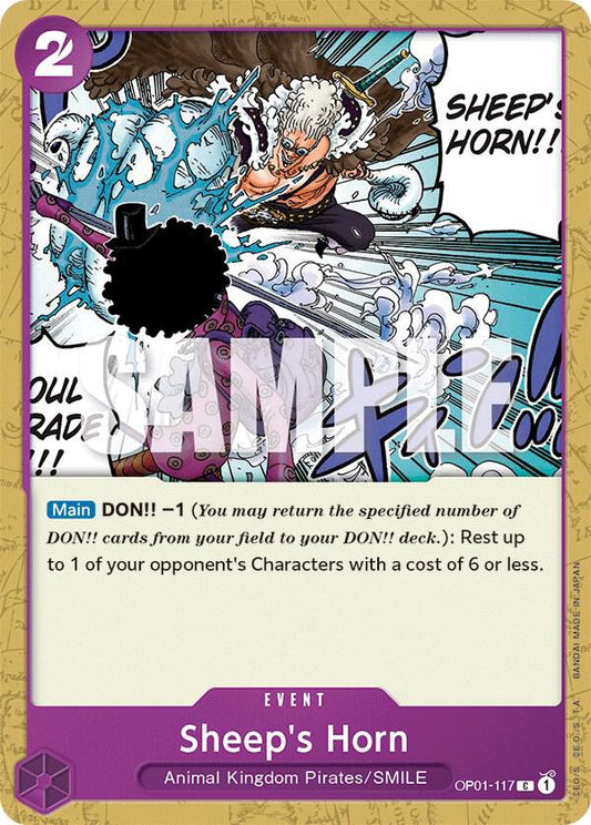 Sheep's Horn C Romance Dawn OP01-117 NM