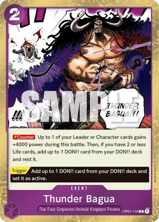 Thunder Bagua R Romance Dawn OP01-119 NM