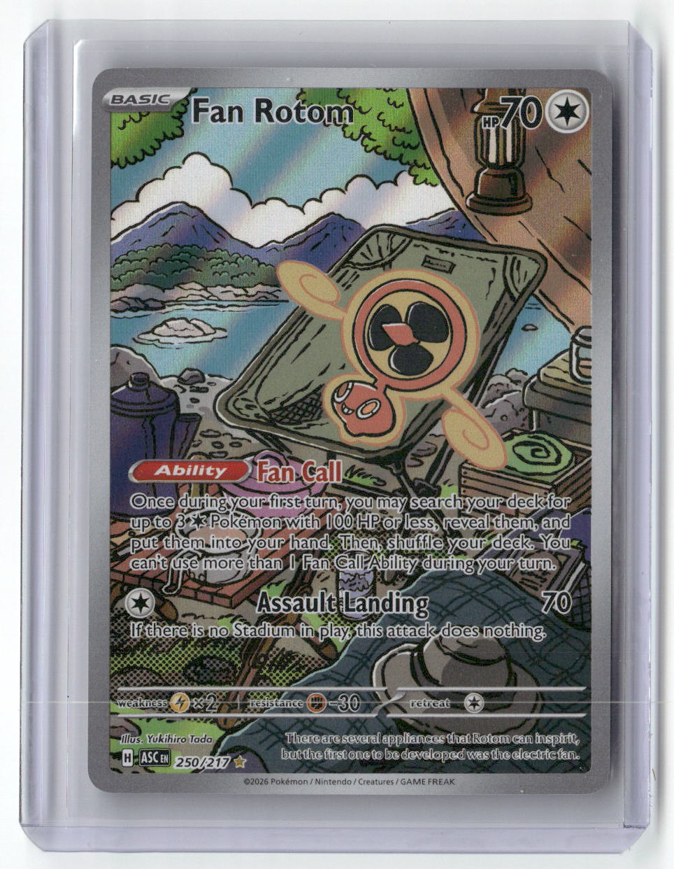Fan Rotom Illustration Rare ME: Ascended Heroes 250/217 NM