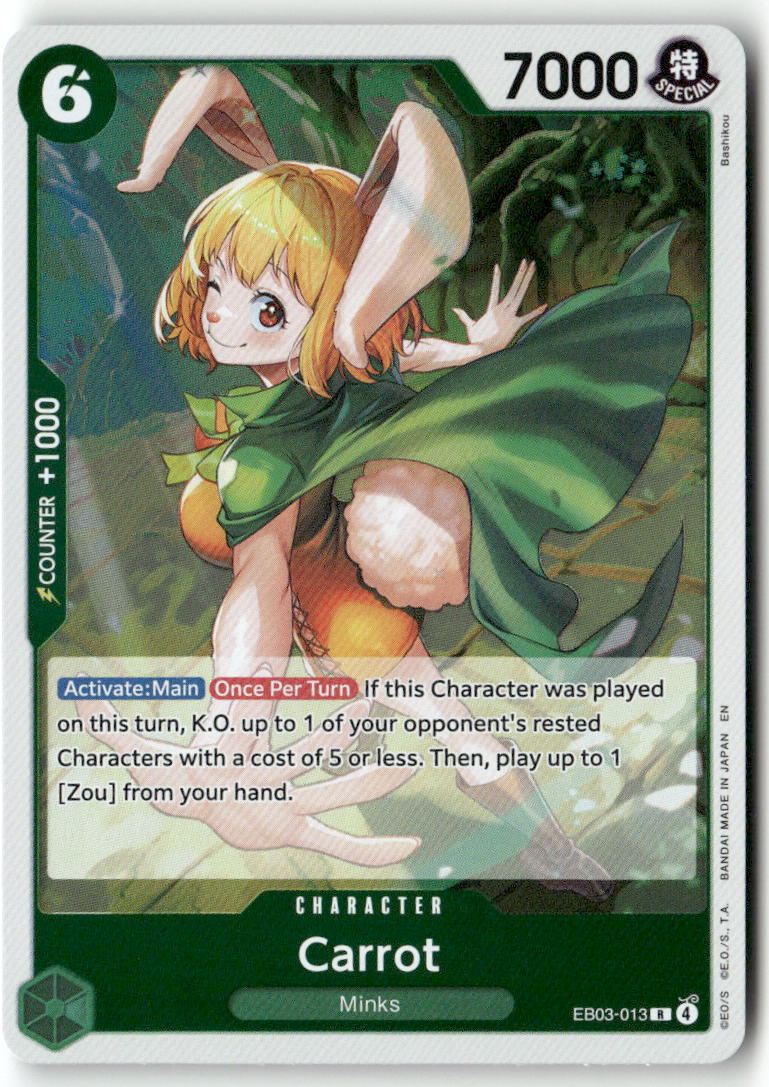 Carrot R Extra Booster: One Piece Heroines Edition EB03-013 NM