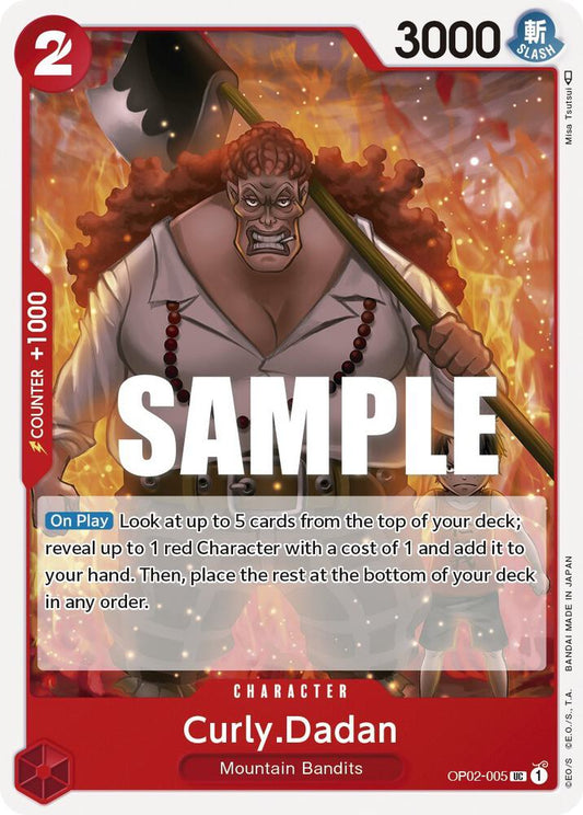 Curly.Dadan UC Paramount War OP02-005 NM