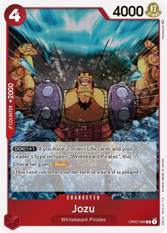 Jozu R Paramount War OP02-008 NM