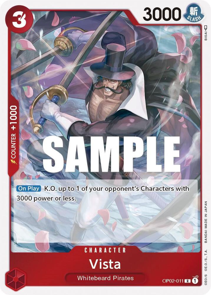 Vista R Paramount War OP02-011 NM