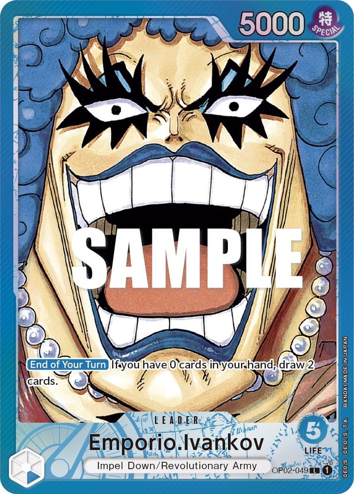 Emporio.Ivankov (049) (Alternate Art) L Paramount War OP02-049 NM