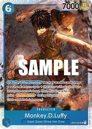 Monkey.D.Luffy (062) SR Paramount War OP02-062 NM