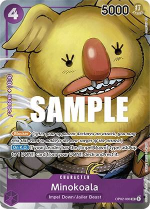 Minokoala (Box Topper) UC Paramount War OP02-086 NM