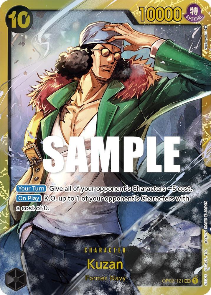Kuzan (121) SEC Paramount War OP02-121 NM