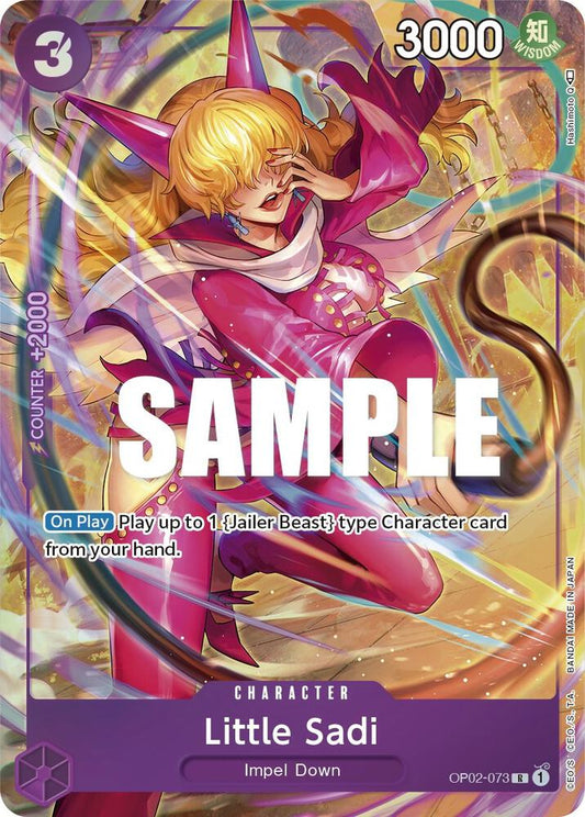 Little Sadi (Alternate Art) R Paramount War OP02-073 NM