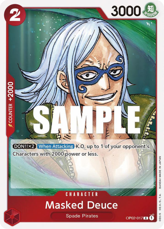 Masked Deuce R Paramount War OP02-017 NM