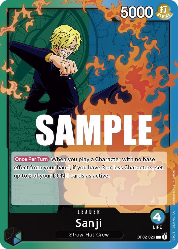 Sanji L Paramount War OP02-026 NM