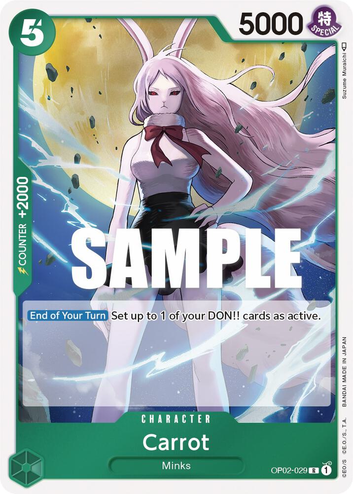 Carrot R Paramount War OP02-029 NM