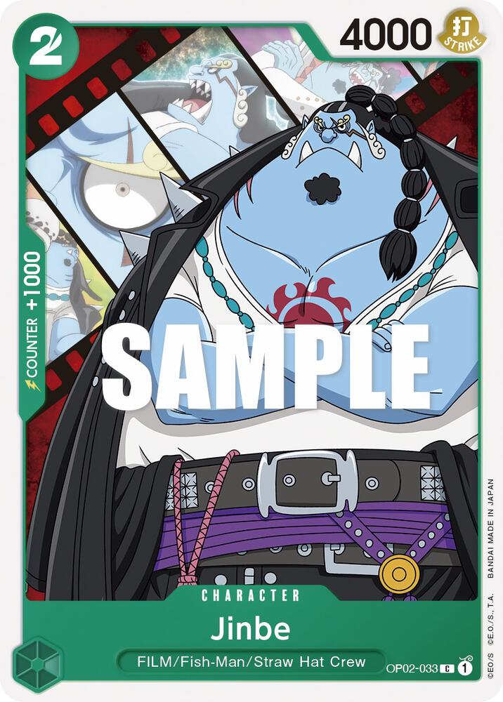 Jinbe C Paramount War OP02-033 NM