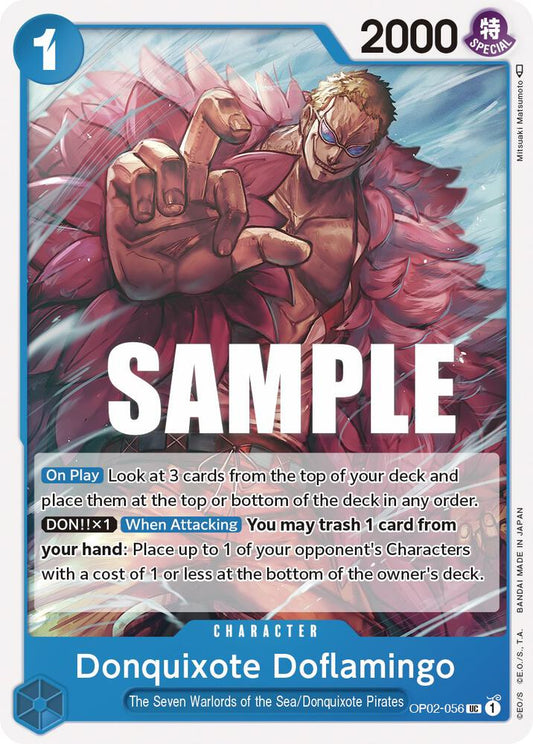 Donquixote Doflamingo UC Paramount War OP02-056 NM