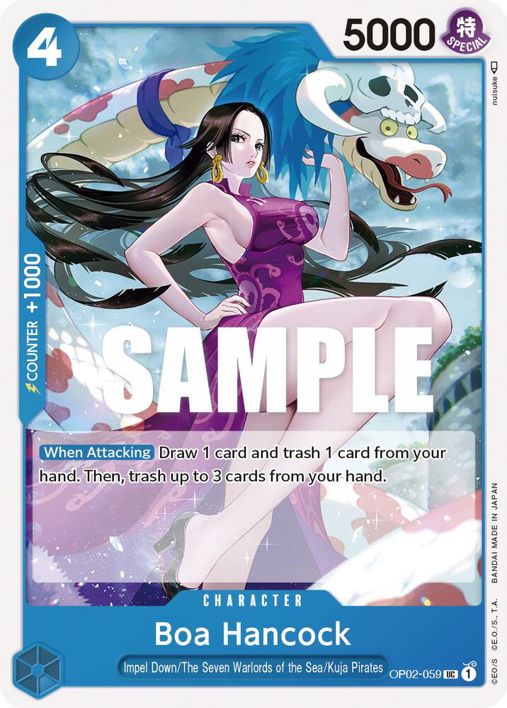 Boa Hancock UC Paramount War OP02-059 NM