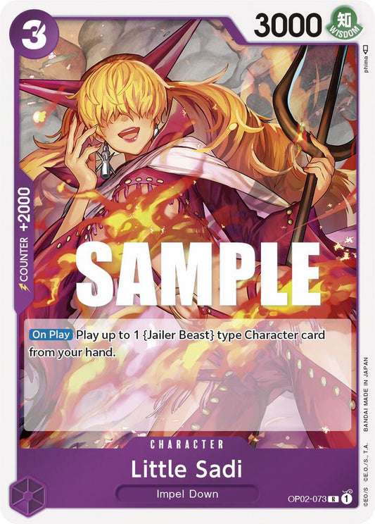Little Sadi R Paramount War OP02-073 NM