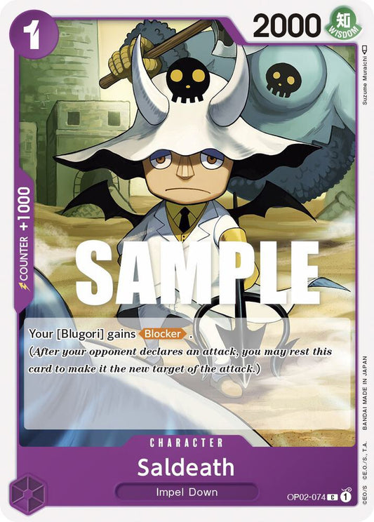 Saldeath C Paramount War OP02-074 NM