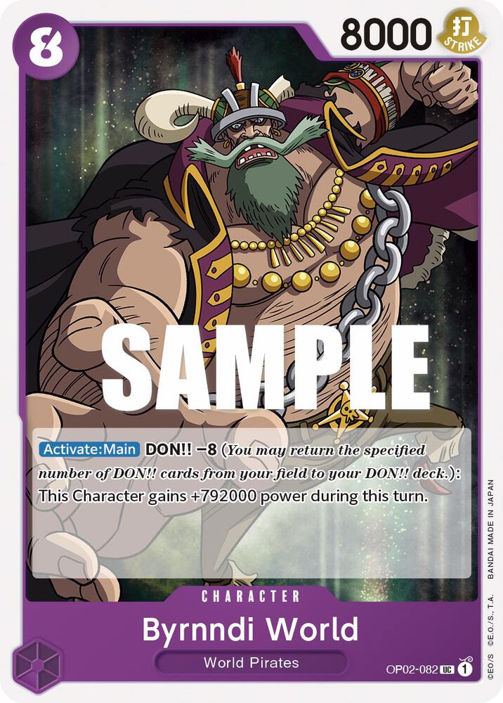 Byrnndi World UC Paramount War OP02-082 NM
