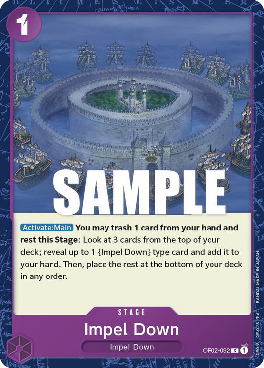 Impel Down C Paramount War OP02-092 NM