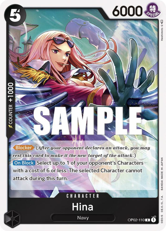 Hina R Paramount War OP02-110 NM